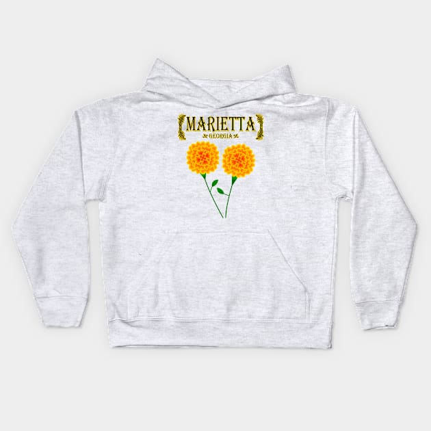 Marietta Georgia Kids Hoodie by MoMido